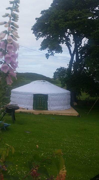 Hotel The Yurt Isle of Gigha Exterior foto